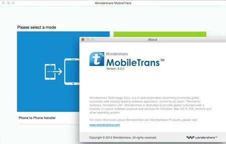 Wondershare MobileTrans for Mac 6.2.0 Multilangual Mac OS X