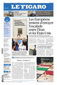 Le Figaro du Mardi 16 Juillet 2019