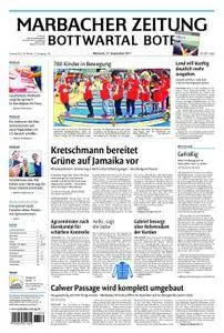 Marbacher Zeitung - 27. September 2017