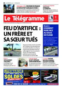 Le Télégramme Dinan - Dinard - Saint-Malo – 16 juillet 2022