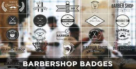 Barbershop Badges - Project for After Effects (VideoHive)
