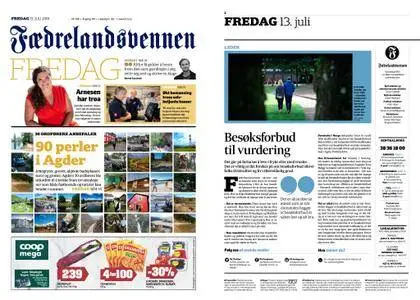 Fædrelandsvennen – 13. juli 2018