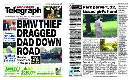 Lancashire Telegraph (Blackburn, Darwen, Hyndburn, Ribble Valley) – September 01, 2018