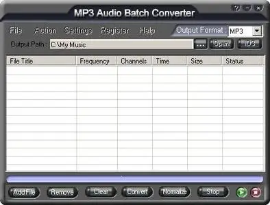 HiFi MP3 Audio Batch Converter ver.1.0