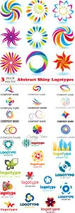 Vectors - Abstract Shiny Logotypes