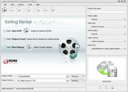 Aone Ultra DVD to FLV Converter 4.3.0718 Multilingual