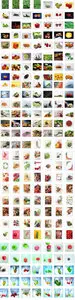 Fruit, vegetables, berries
