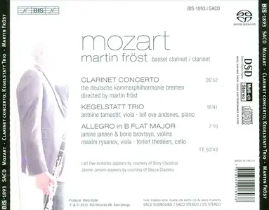 Martin Fröst - Mozart (2013)