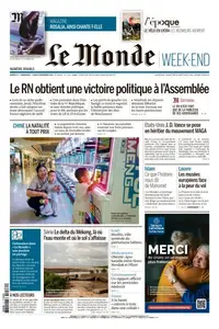 Le Monde du Samedi 1er et Lundi 3 Novembre 2025