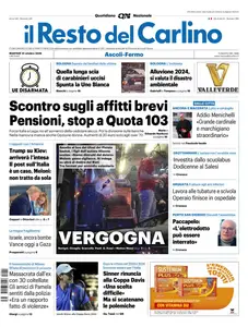 Il Resto del Carlino Ascoli Fermo - 21 Ottobre 2025