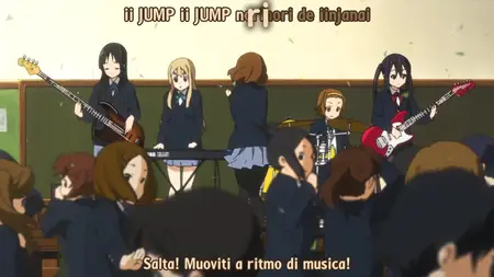 K On!! 24 ,720p| mp4 ~bY AnimeManga ITA ~  K ON!!   24 TBS 1280x720 H 264 AAC part1 rar" yEnc