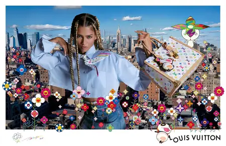 Zendaya by Inez van Lamsweerde and Vinoodh Matadin for Louis Vuitton x Murakami 2025 Campaign