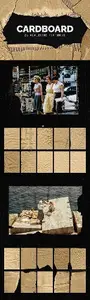 Cardboard - 25 Realistic Textures & Overlays for Photoshop