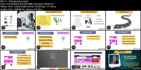 Learn Gen AI for Testing: Functional , Automation, Agent AI