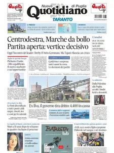 Quotidiano di Puglia Taranto - 30 Settembre 2025
