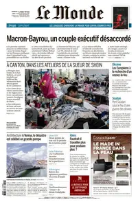 Le Monde du Dimanche 11 et Lundi 12 Mai 2025