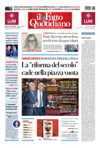 Il Fatto Quotidiano - 31 Ottobre 2025
