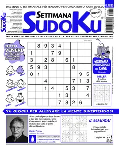 Settimana Sudoku N.1045 - 22 Agosto 2025
