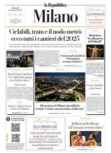 la Repubblica Milano - 16 Gennaio 2025