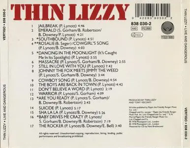 Thin Lizzy - Live And Dangerous (1978) {Reissue}