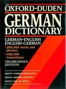 The Oxford-Duden German Dictionary: German-English/English-German