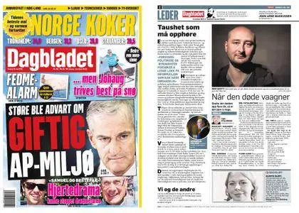 Dagbladet – 31. mai 2018