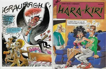 Hara Kiri #96 (de 152) Humor bestia y sangriento