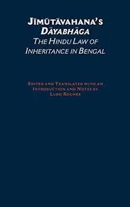 Jimutavahana's Dayabhaga: The Hindu Law of Inheritance in Bengal (South Asia Research (New York, N.Y.).)