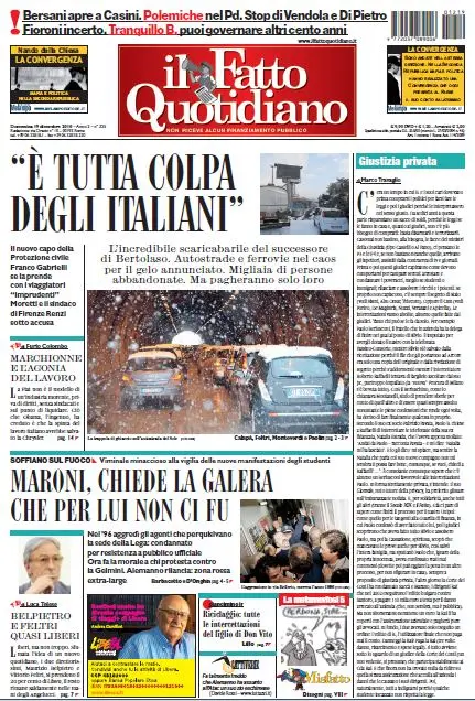 Il Fatto Quotidiano (19-12-10)