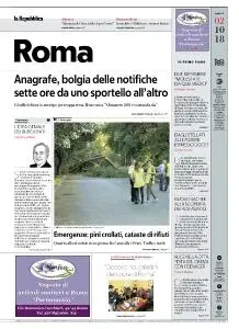 la Repubblica Roma - 2 Ottobre 2018