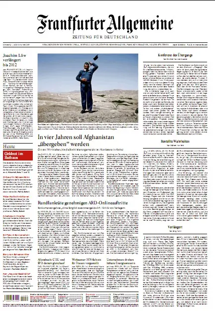Frankfurter Allgemeine Zeitung vom 24. Juli 2010