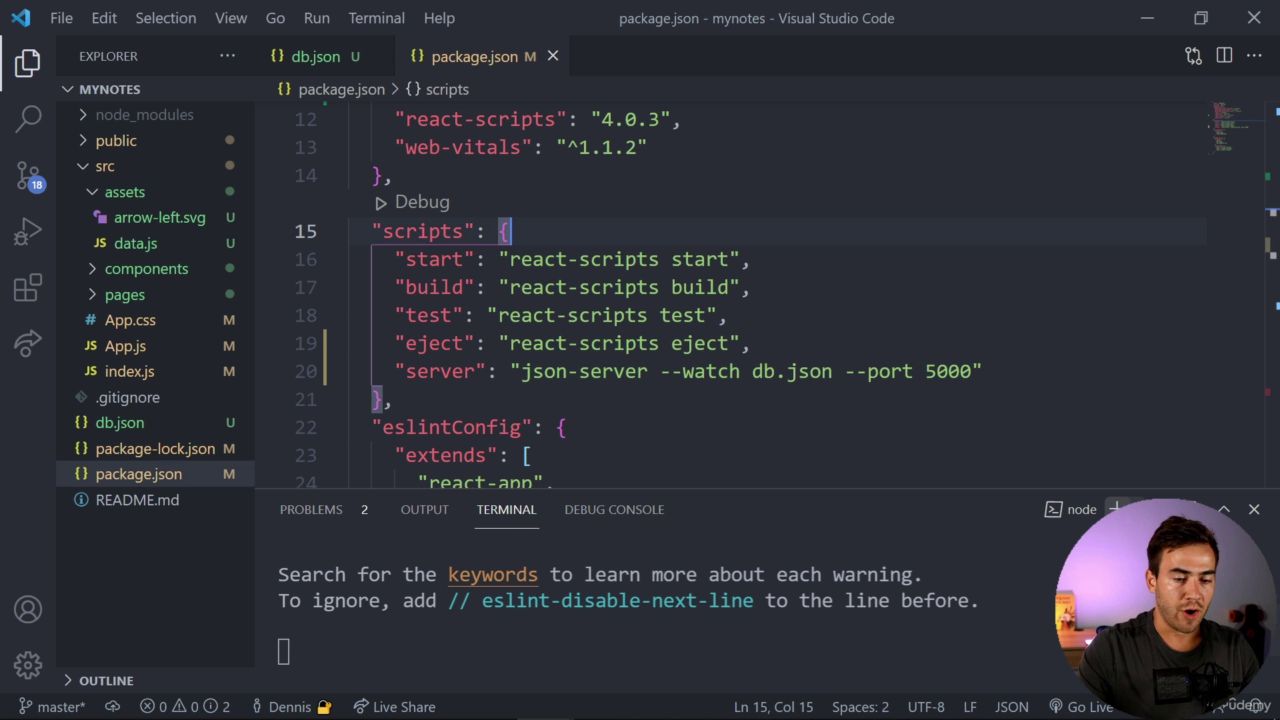 React JS Notes App & Crash Course (09/2021)