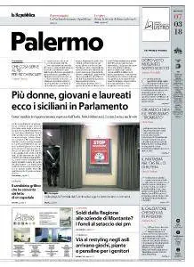 la Repubblica Palermo - 7 Marzo 2018