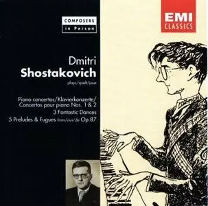 Dmitri Shostakovich plays Piano Concertos No.1 & 2, 3 Fantastic Dances