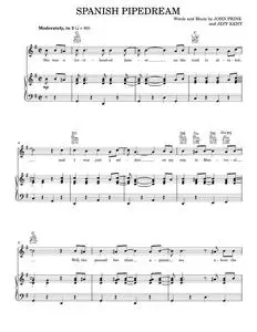 Spanish pipedream - John Prine (Piano-Vocal-Guitar)