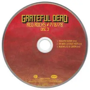 Grateful Dead - Red Rocks 7-8-78 (2016) {3CD, HDCD, Rhino 081227946876}
