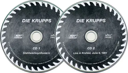 Die Krupps - Stahlwerksynfonie (1981) 2CD Expanded Edition Remastered Reissue 2010