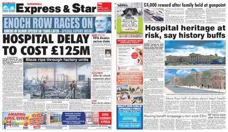 Express and Star Sandwell Edition – April 20, 2018