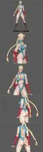 Cammy Street Fighter Game Character Girl Anime Woman