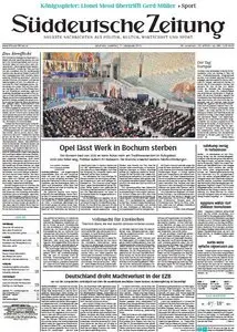Süddeutsche Zeitung vom Dienstag, 11. Dezember 2012