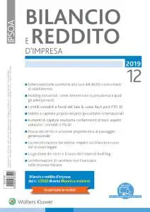 Bilancio e reddito d'impresa - Dicembre 2019