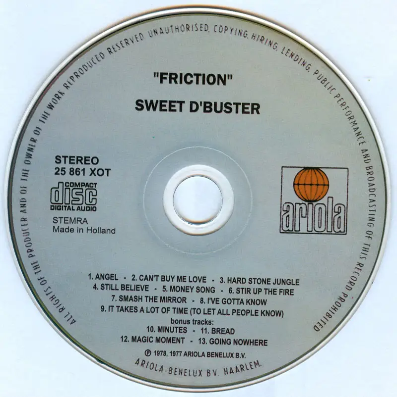Sweet D'Buster - Friction (1978)