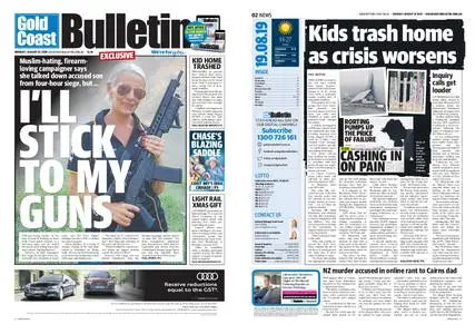 The Gold Coast Bulletin – August 19, 2019