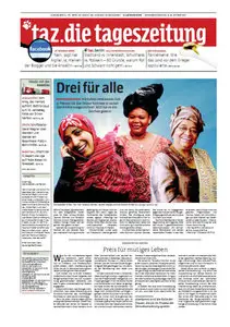 Tageszeitung TAZ vom 08 Oktober 2011