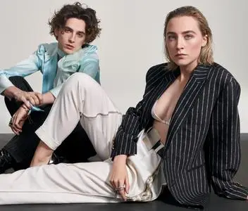 Saoirse Ronan & Timothée Chalamet by Collier Schorr for Entertainment Weekly October 23, 2019