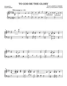 To God Be the Glory - Fanny Crosby (Piano Solo)