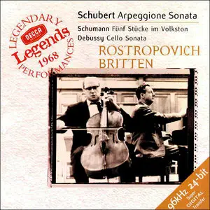 Schubert, Schumann & Debussy - Mstislav Rostropovich, Benjamin Britten (1999)