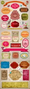 Vintage Labels Vector