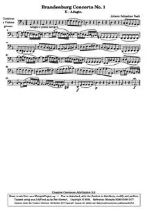 BachJS - Brandenburg Concerto No. 1 (Second Movement - Adagio)