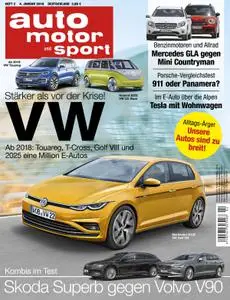 Auto Motor und Sport – 04. Januar 2018